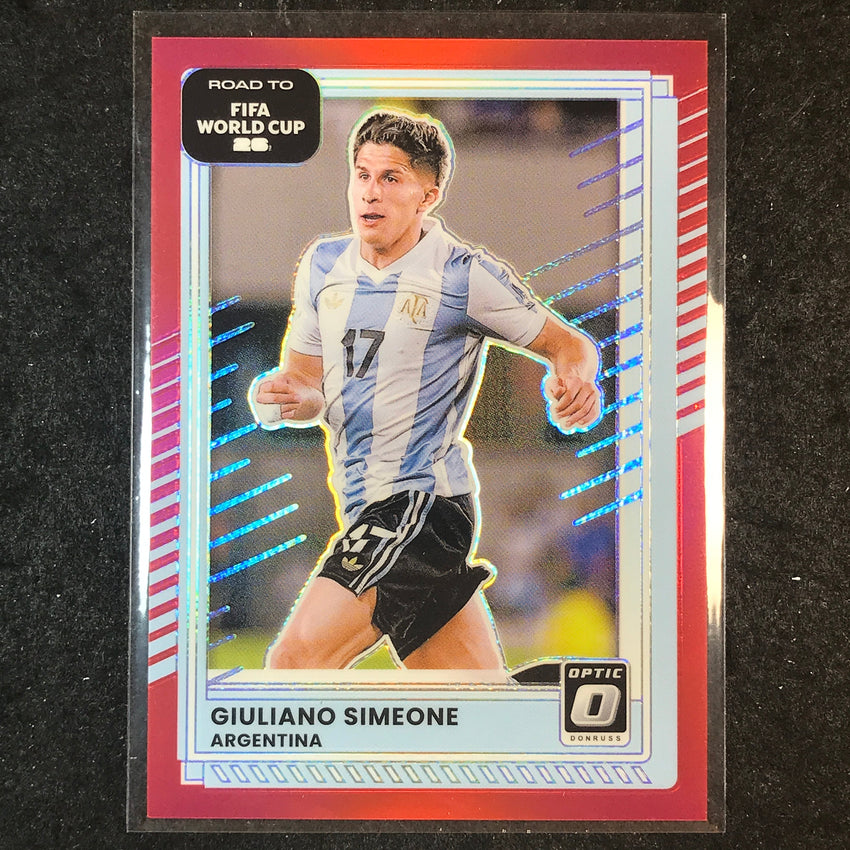 2025-26 Donruss Road to FIFA World Cup GIULIANO Optic Red /199 #165
