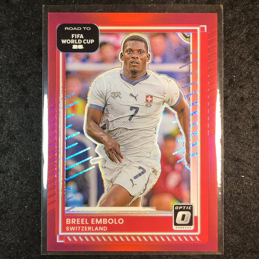 2025-26 Donruss Road to FIFA World Cup BREEL EMBOLO Optic Red /199 #178