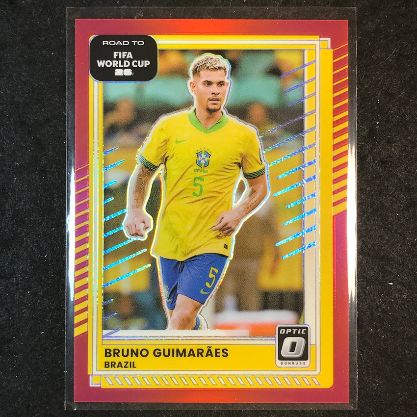 2025-26 Donruss Road to FIFA World Cup BRUNO GUIMARAES Optic Red /199 #181