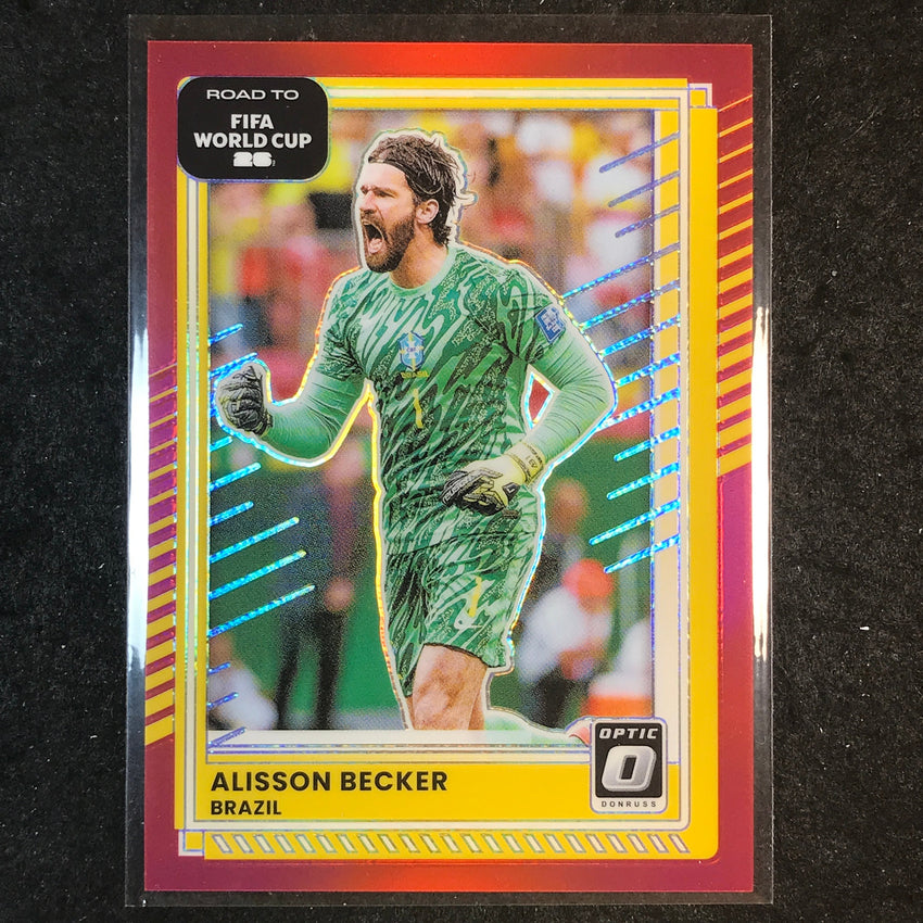 2025-26 Donruss Road to FIFA World Cup ALISSON BECKER Optic Red /199 #185
