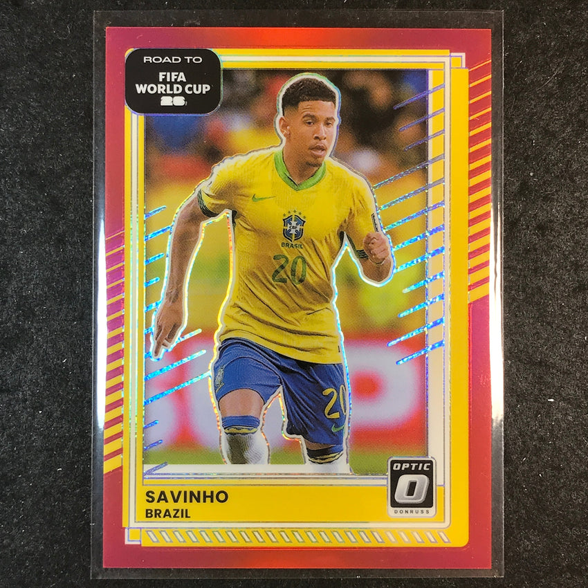 2025-26 Donruss Road to FIFA World Cup SAVINHO Optic Red /199 #186