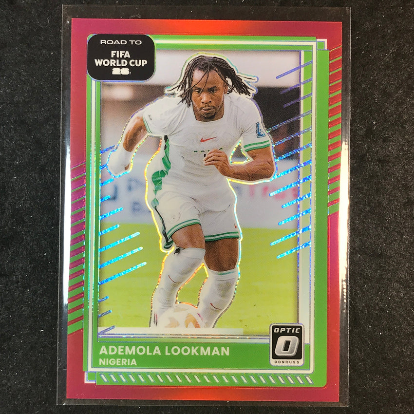 2025-26 Donruss Road to FIFA World Cup ADEMOLA LOOKMAN Optic Red /199 #191