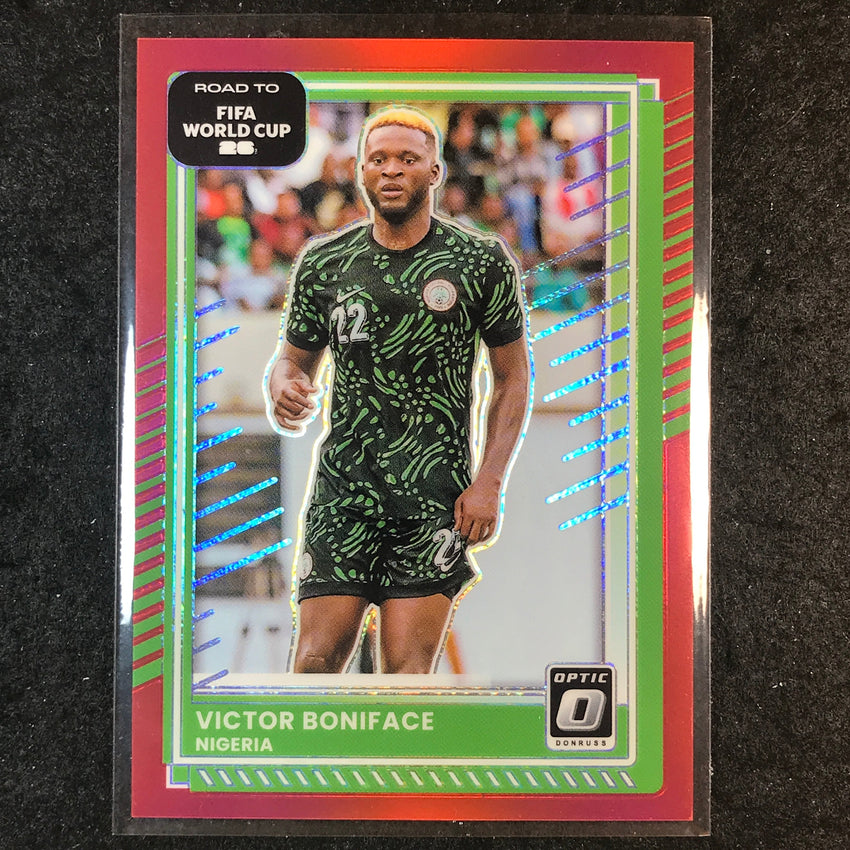 2025-26 Donruss Road to FIFA World Cup VICTOR BONIFACE Optic Red /199 #192