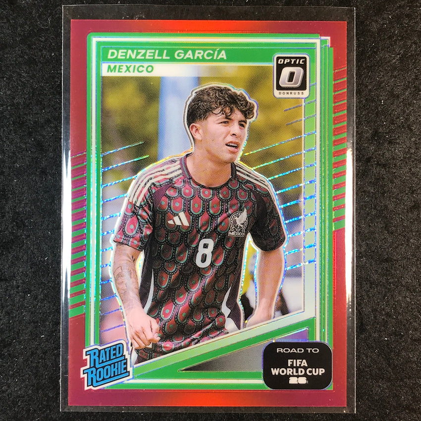 2025-26 Donruss Road to World Cup DENZELL GARCIA Rated Rookie Optic Red /199