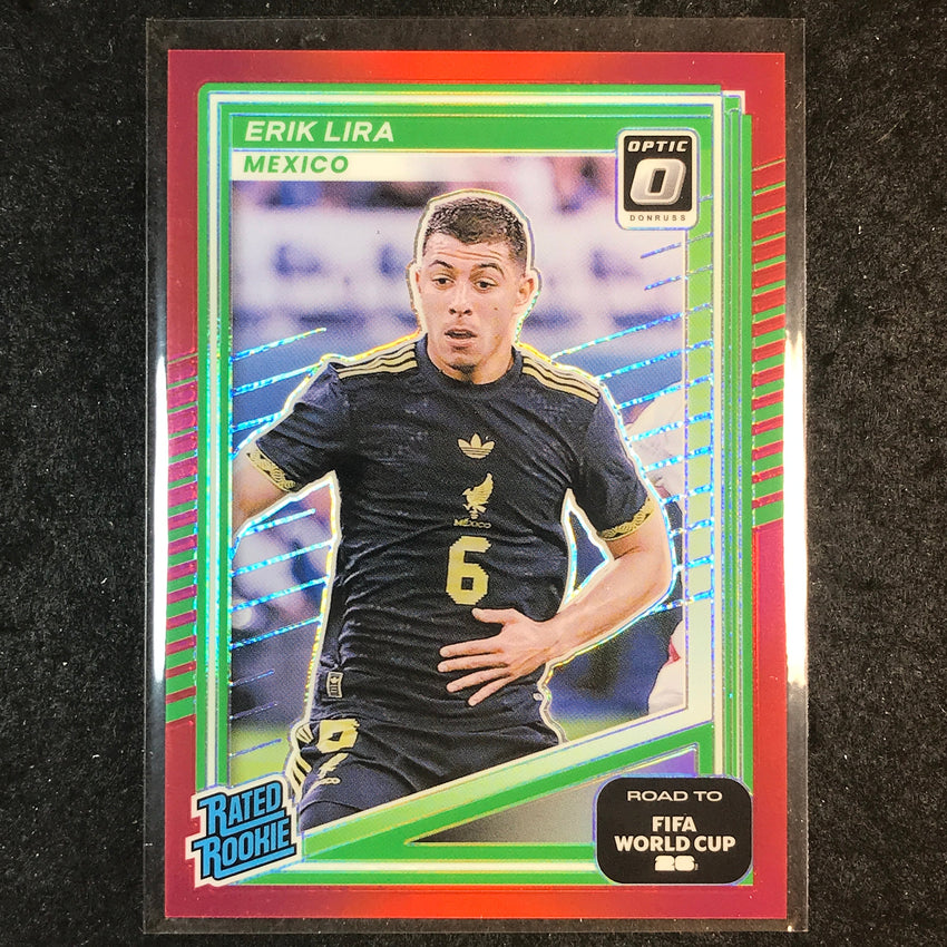 2025-26 Donruss Road to World Cup ERIK LIRA Rated Rookie Optic Red /199 #212