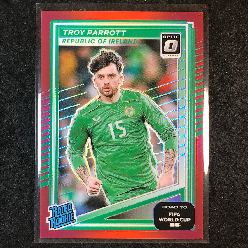 2025-26 Donruss Road to World Cup TROY PARROTT Rated Rookie Optic Red /199 #231
