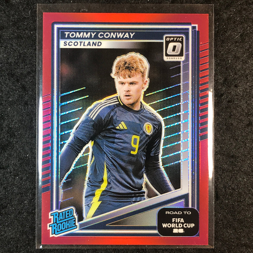 2025-26 Donruss Road to World Cup TOMMY CONWAY Rated Rookie Optic Red /199 #234