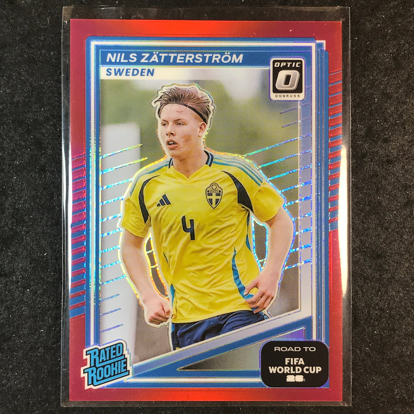 2025-26 Donruss Road to World Cup NILS ZATTERSTROM Rookie Optic Red /199 #244