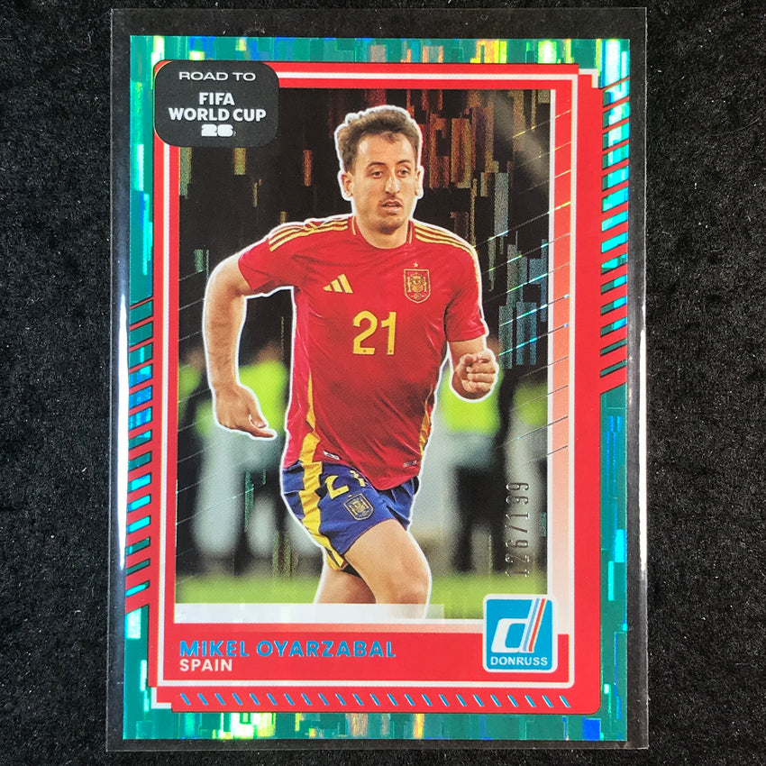 2025-26 Donruss Road to FIFA World Cup MIKEL OYARZABAL Base Teal /199 #15