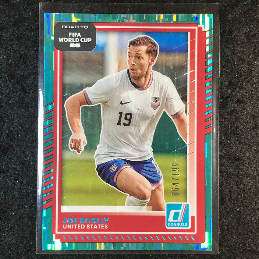 2025-26 Donruss Road to FIFA World Cup JOE SCALLY Base Teal /199 #23