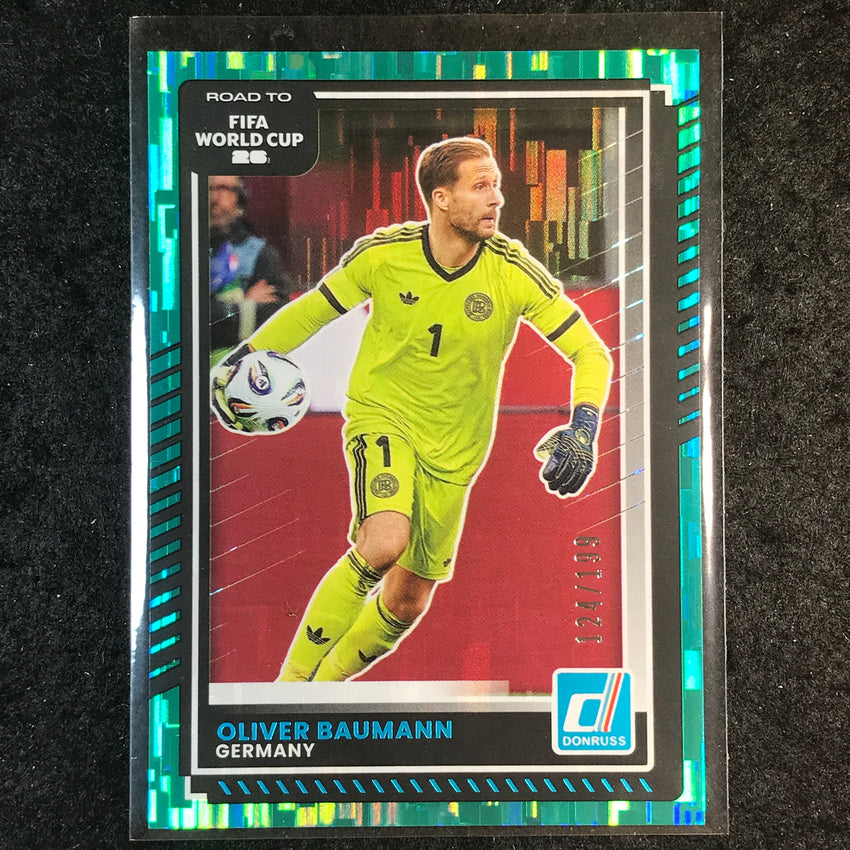 2025-26 Donruss Road to FIFA World Cup OLIVER BAUMANN Base Teal /199 #32