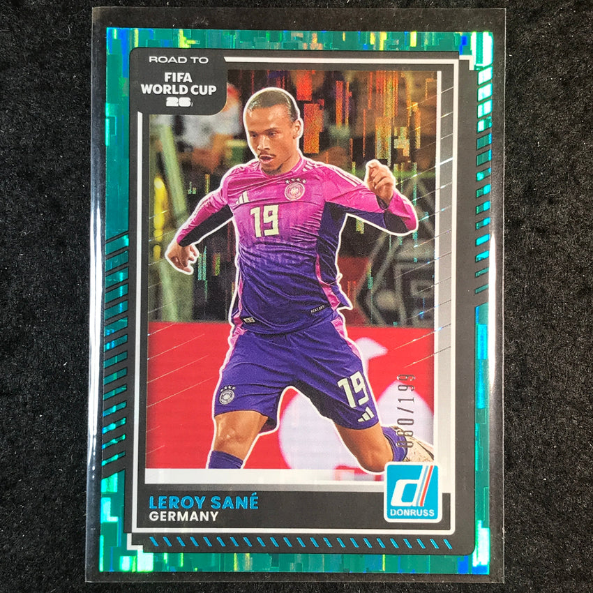 2025-26 Donruss Road to FIFA World Cup LEROY SANE Base Teal /199 #37