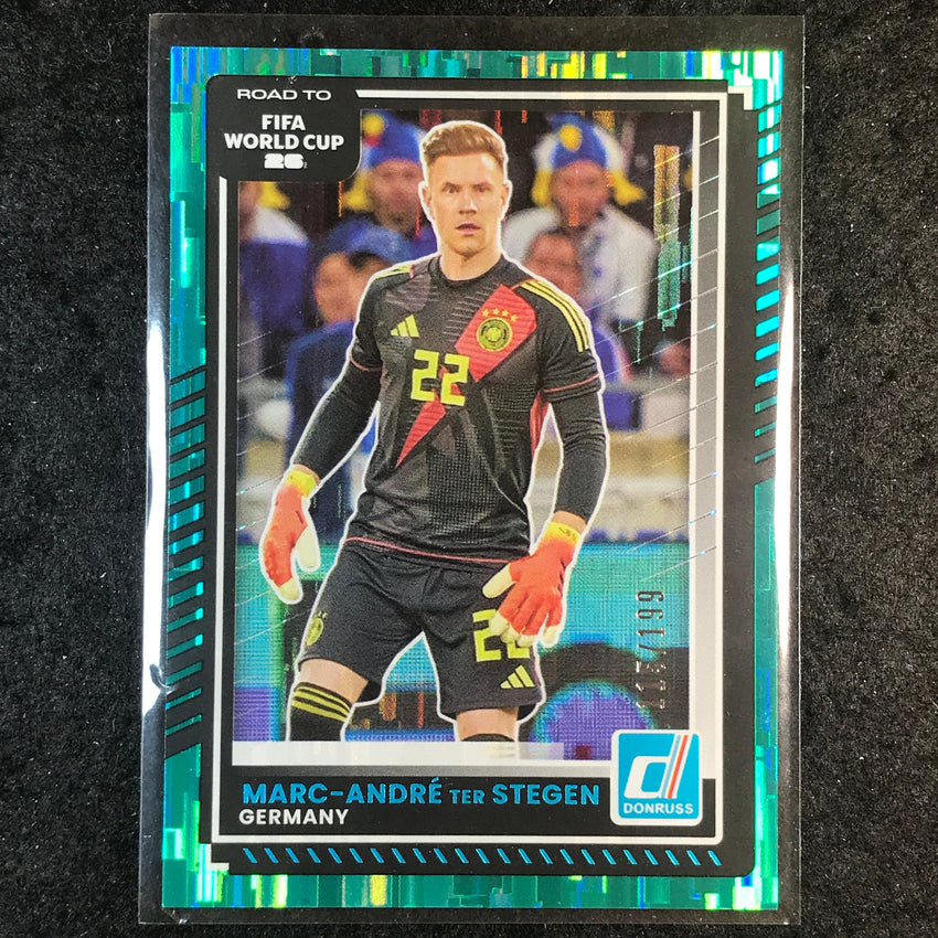 2025-26 Donruss Road to FIFA World Cup MARC-ANDRE TER STEGEN Base Teal /199 #41