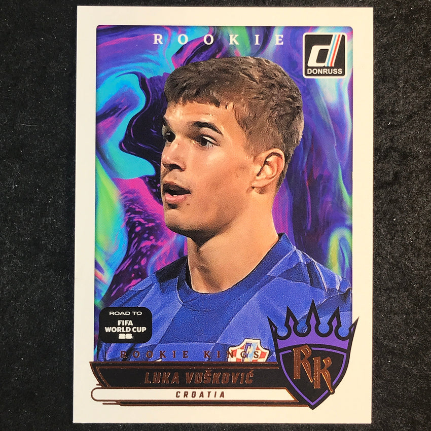 2025-26 Donruss Road to FIFA World Cup LUKA VUSKOVIC Rookie Kings Bronze #17