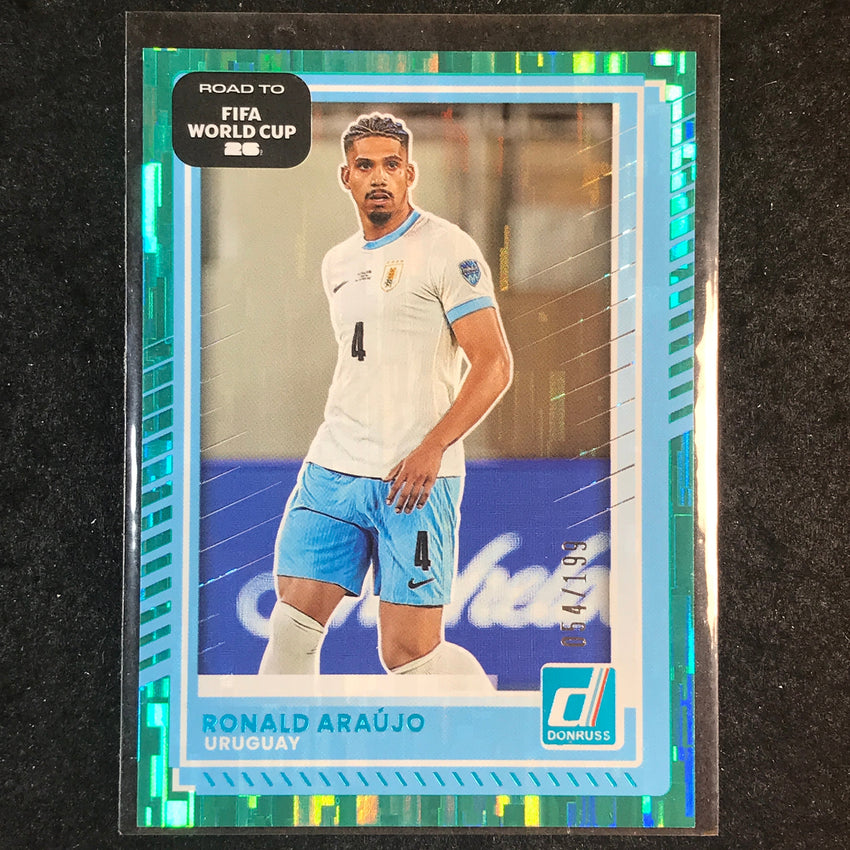 2025-26 Donruss Road to FIFA World Cup RONALD ARAUJO Base Teal /199 #51