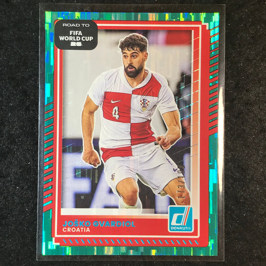 2025-26 Donruss Road to FIFA World Cup JOSKO GVARDIOL Base Teal /199 #57