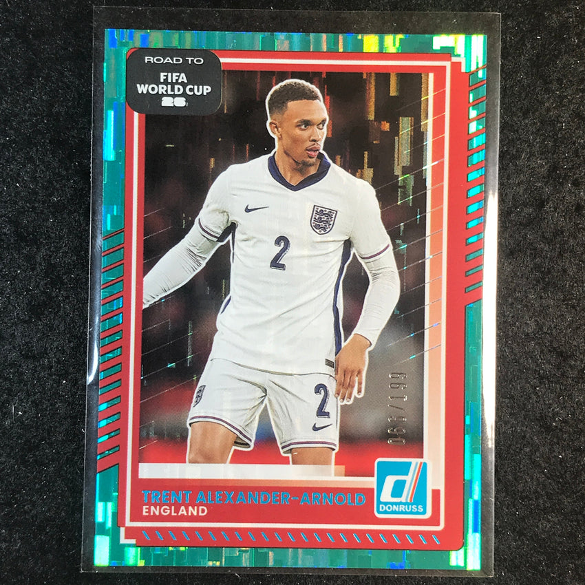 2025-26 Donruss Road to FIFA World Cup TRENT ALEXANDER-ARNOLD Base Teal /199 #71