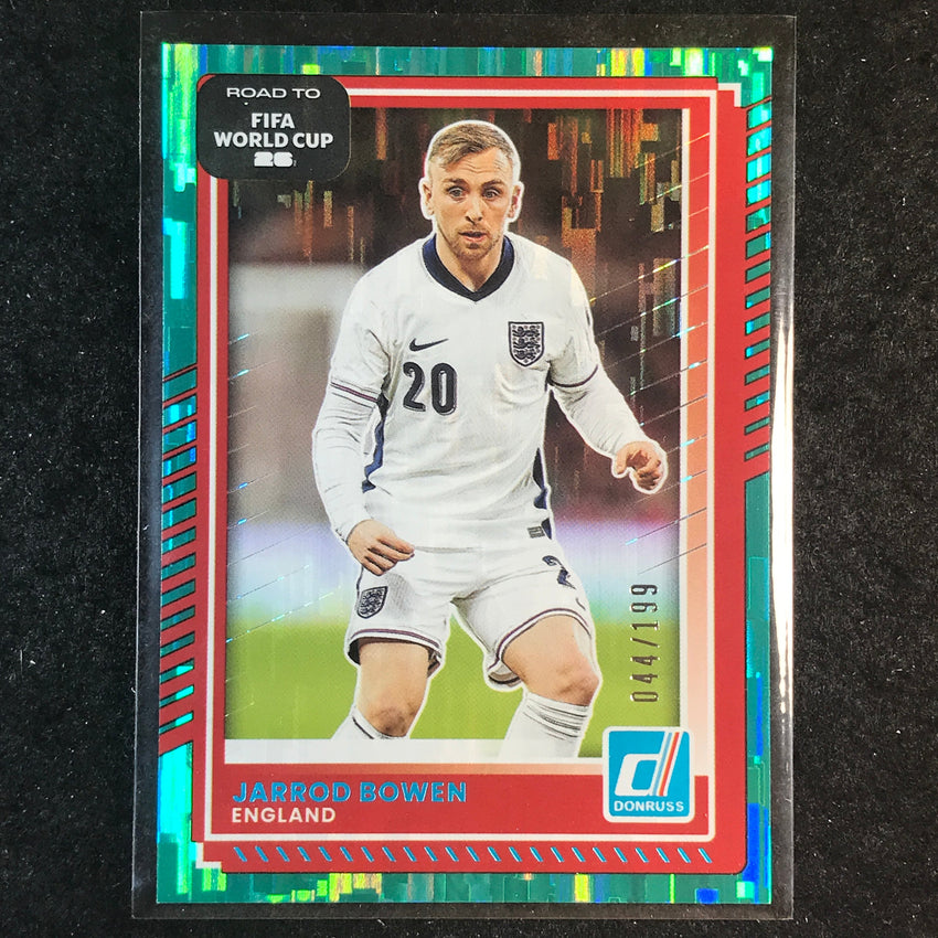 2025-26 Donruss Road to FIFA World Cup JARROD BOWEN Base Teal /199 #73