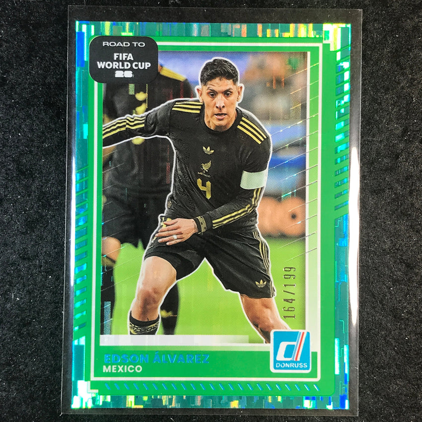 2025-26 Donruss Road to FIFA World Cup EDSON ALVAREZ Base Teal /199 #76