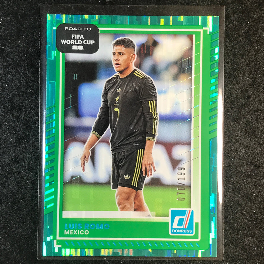 2025-26 Donruss Road to FIFA World Cup LUIS ROMO Base Teal /199 #78