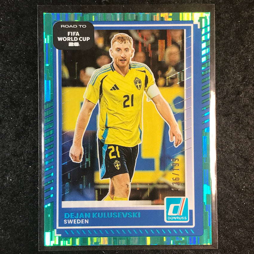 2025-26 Donruss Road to FIFA World Cup DEJAN KULUSEVSKI Base Teal /199 #83