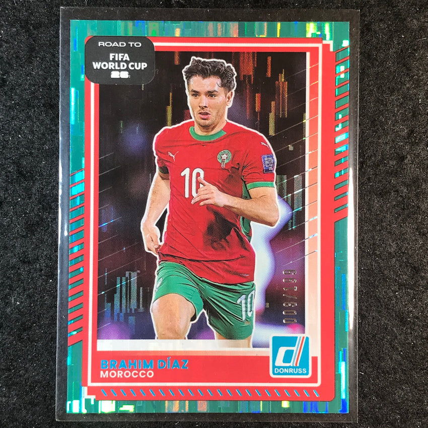 2025-26 Donruss Road to FIFA World Cup BRAHIM DIAZ Base Teal /199 #96