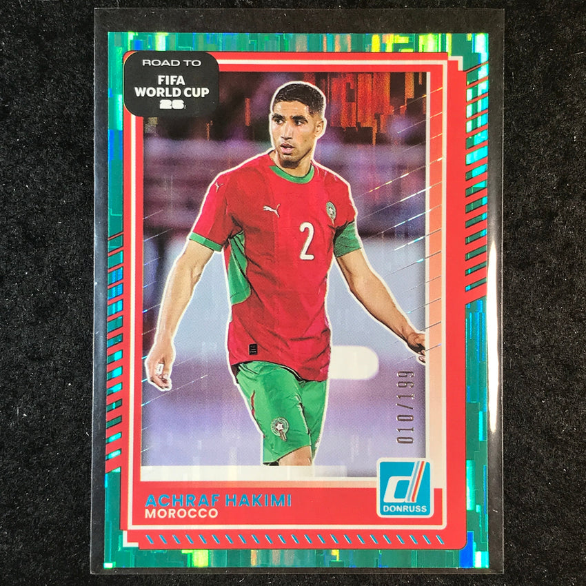 2025-26 Donruss Road to FIFA World Cup ACHRAF HAKIMI Base Teal /199 #99
