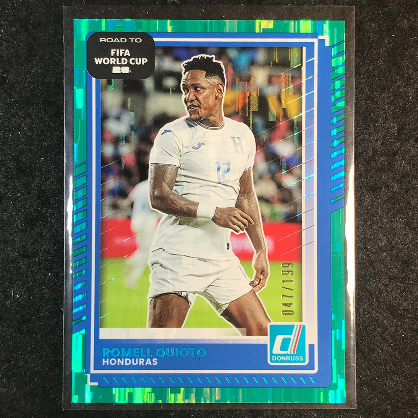 2025-26 Donruss Road to FIFA World Cup ROMELL QUIOTO Base Teal /199 #108