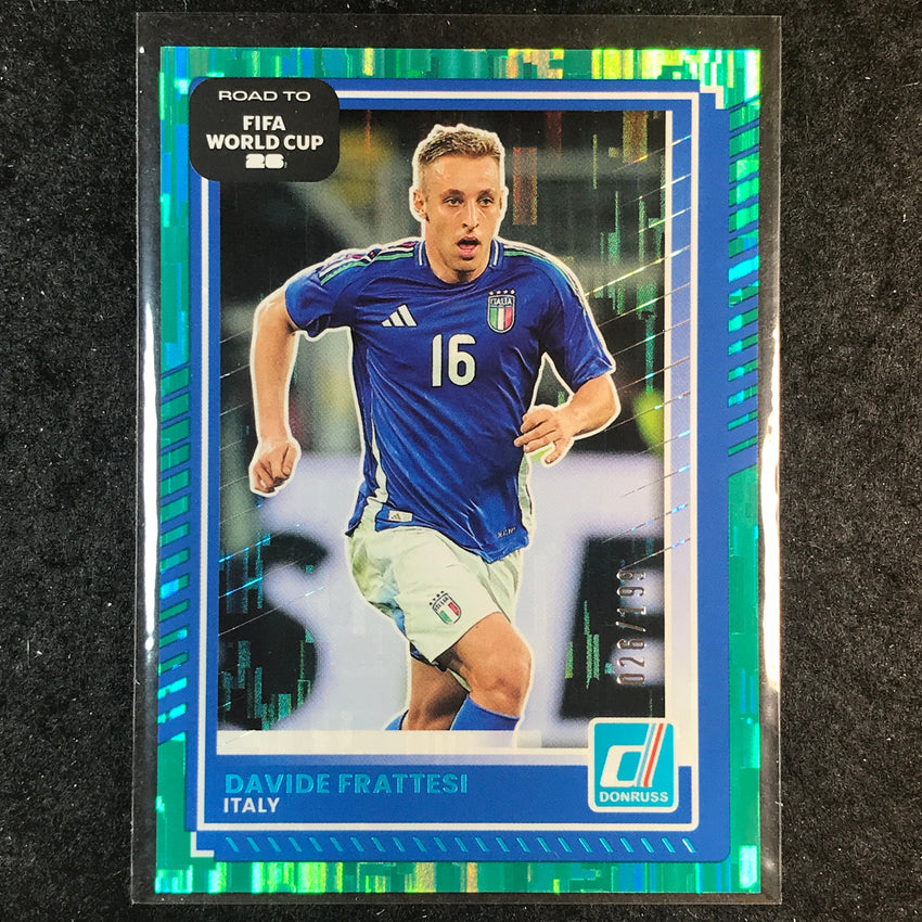 2025-26 Donruss Road to FIFA World Cup DAVIDE FRATTESI Base Teal /199 #113