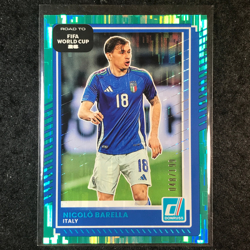 2025-26 Donruss Road to FIFA World Cup NICOLO BARELLA Base Teal /199 #114