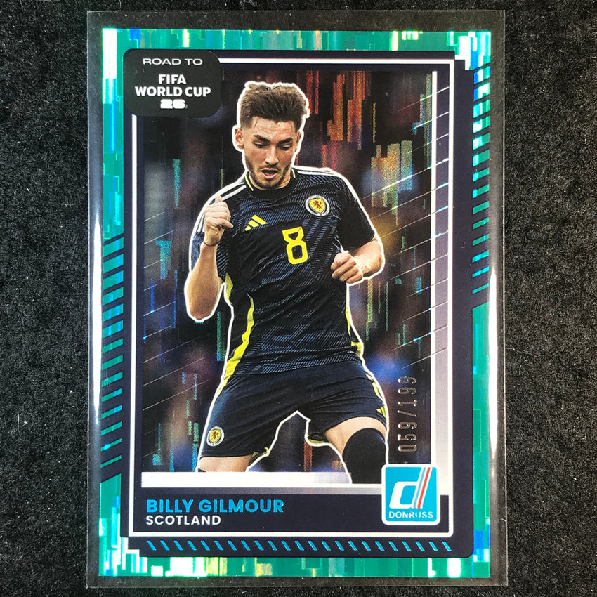 2025-26 Donruss Road to FIFA World Cup BILLY GILMOUR Base Teal /199 #134