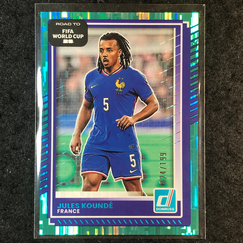 2025-26 Donruss Road to FIFA World Cup JULES KOUNDE Base Teal /199 #138