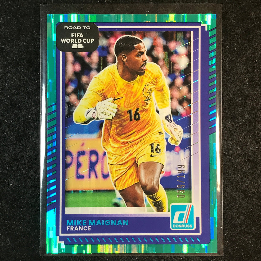 2025-26 Donruss Road to FIFA World Cup MIKE MAIGNAN Base Teal /199 #139