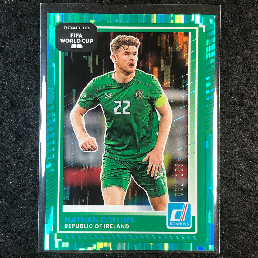 2025-26 Donruss Road to FIFA World Cup NATHAN COLLINS Base Teal /199 #173