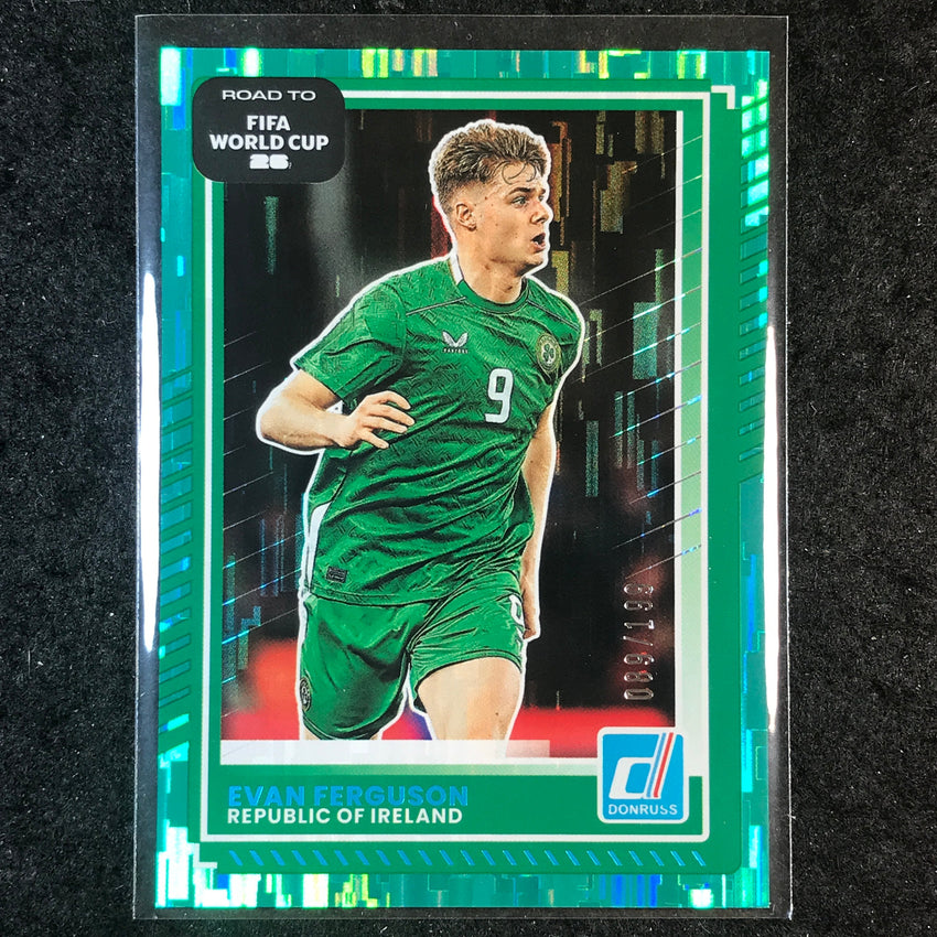 2025-26 Donruss Road to FIFA World Cup EVAN FERGUSON Base Teal /199 #174