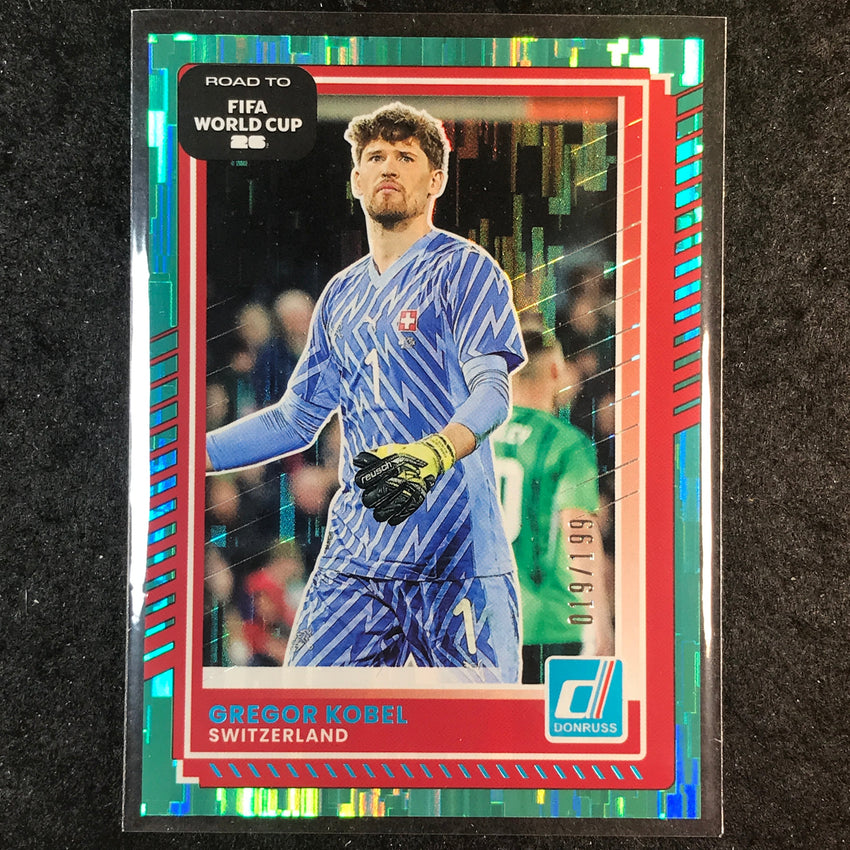 2025-26 Donruss Road to FIFA World Cup GREGOR KOBEL Base Teal /199 #175