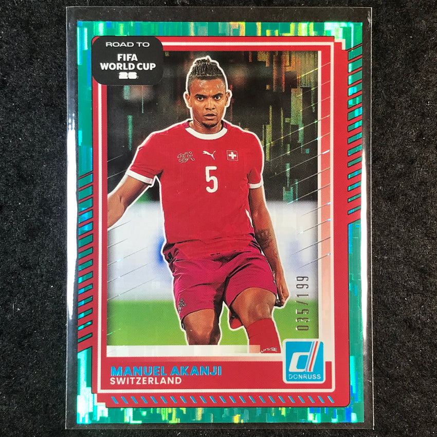 2025-26 Donruss Road to FIFA World Cup MANUEL AKANJI Base Teal /199 #176
