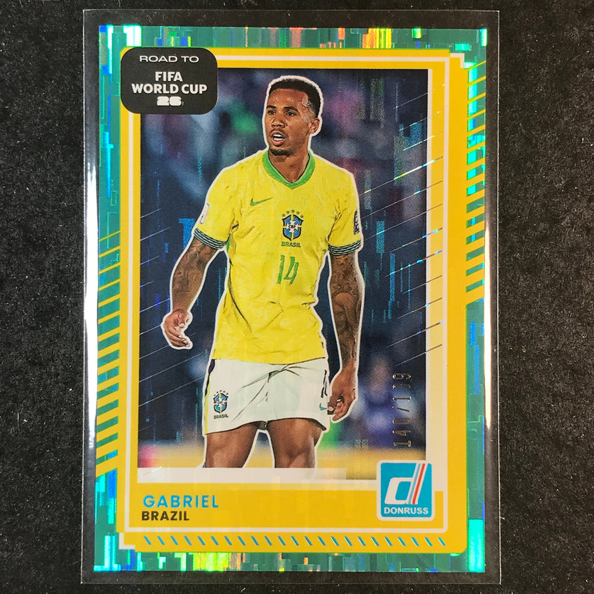 2025-26 Donruss Road to FIFA World Cup GABRIEL Base Teal /199 #180