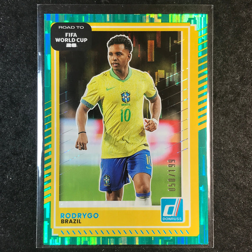 2025-26 Donruss Road to FIFA World Cup RODRYGO Base Teal /199 #183