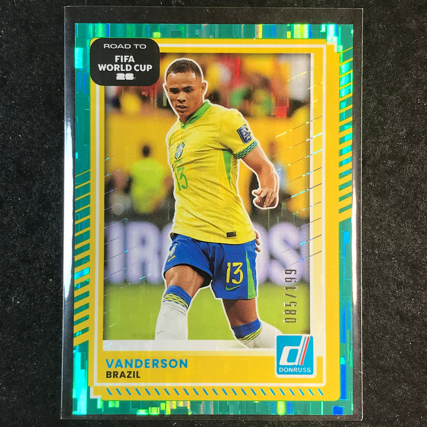 2025-26 Donruss Road to FIFA World Cup VANDERSON Base Teal /199 #187