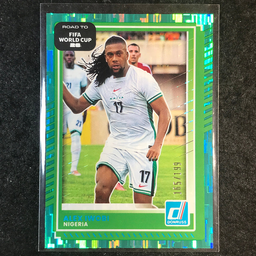 2025-26 Donruss Road to FIFA World Cup ALEX IWOBI Base Teal /199 #193