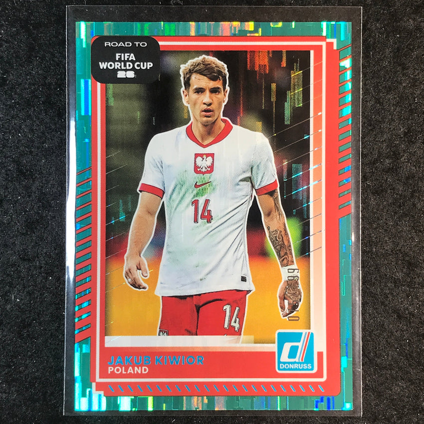 2025-26 Donruss Road to FIFA World Cup JAKUB KIWIOR Base Teal /199 #196