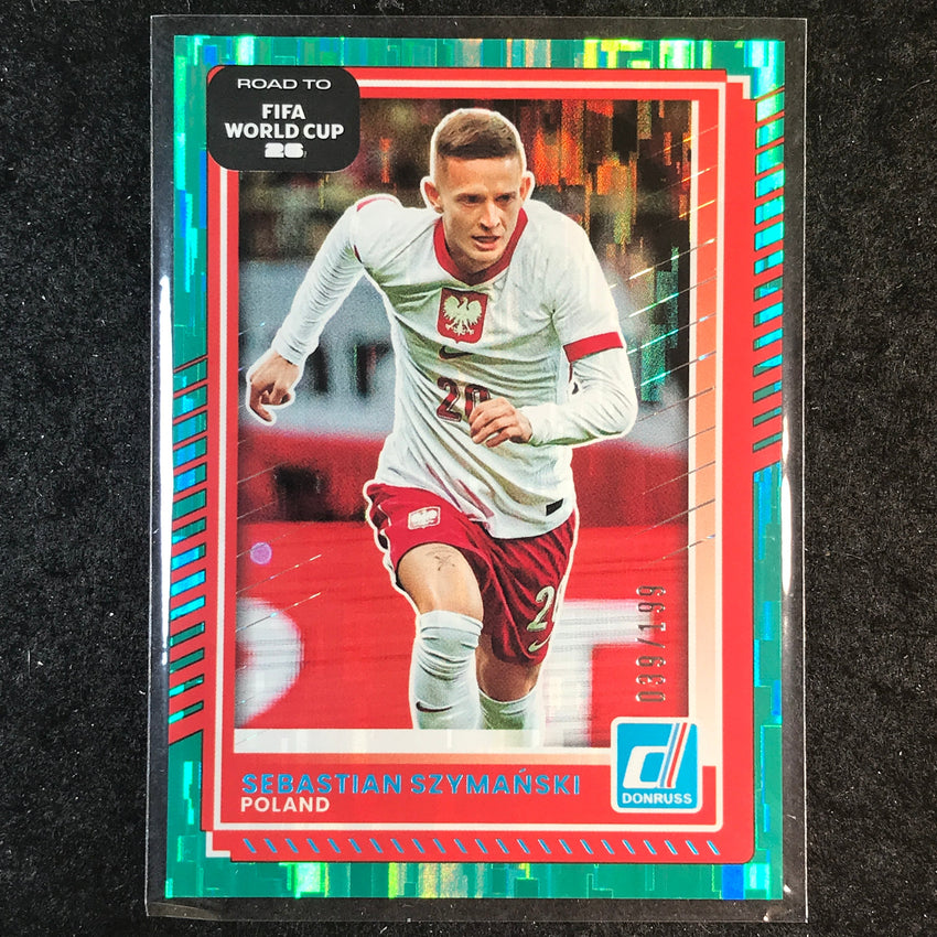 2025-26 Donruss Road to FIFA World Cup SEBASTIAN SZYMANSKI Base Teal /199 #199