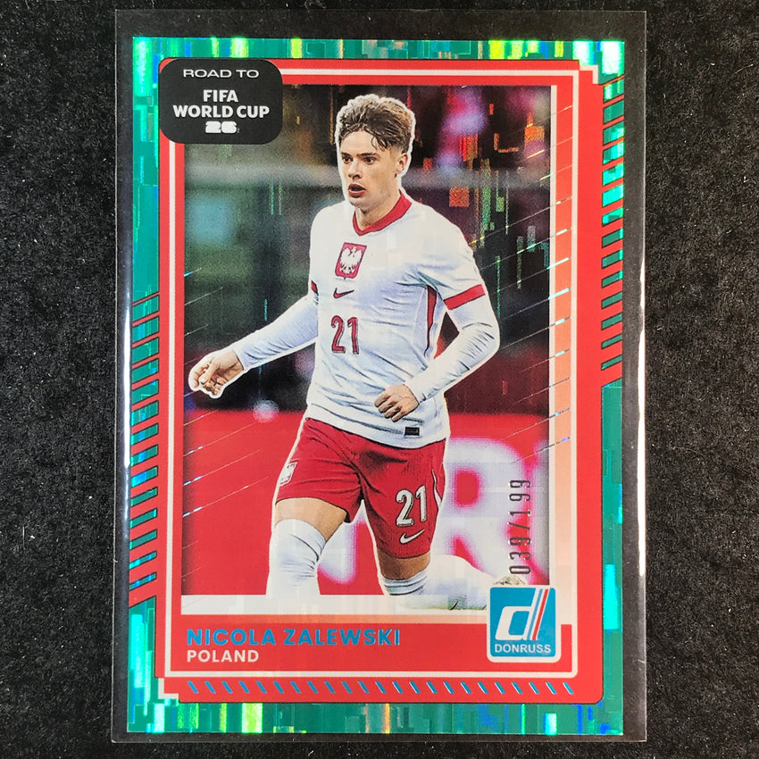 2025-26 Donruss Road to FIFA World Cup NICOLA ZALEWSKI Base Teal /199 #200