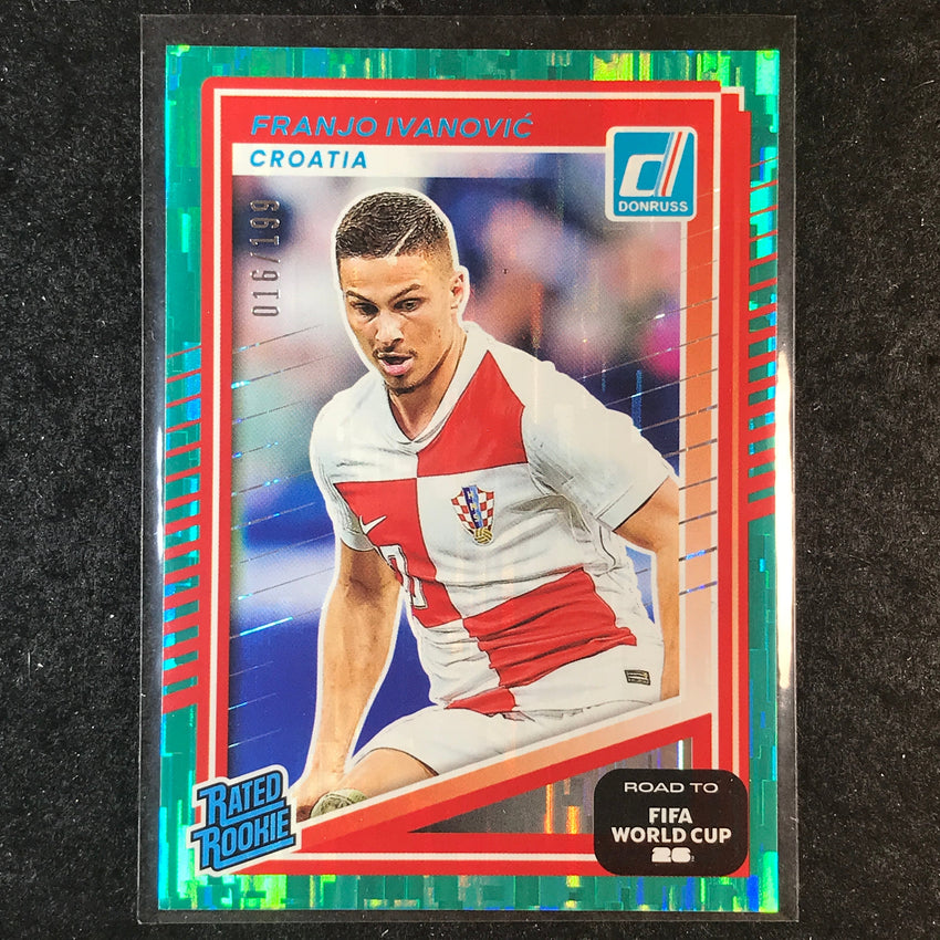 2025-26 Donruss Road to World Cup FRANJO IVANOVIC Rated Rookie Teal /199 #204