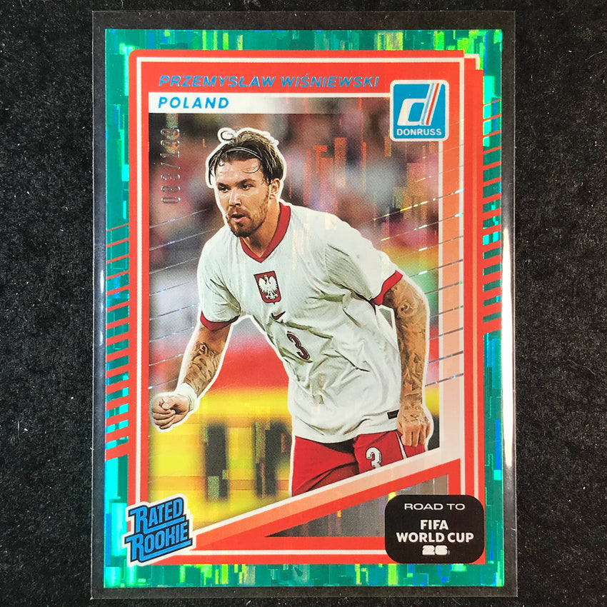 2025-26 Donruss Road to World Cup PRZEMYSLAW WISNIEWSKI Rookie Teal /199 #228