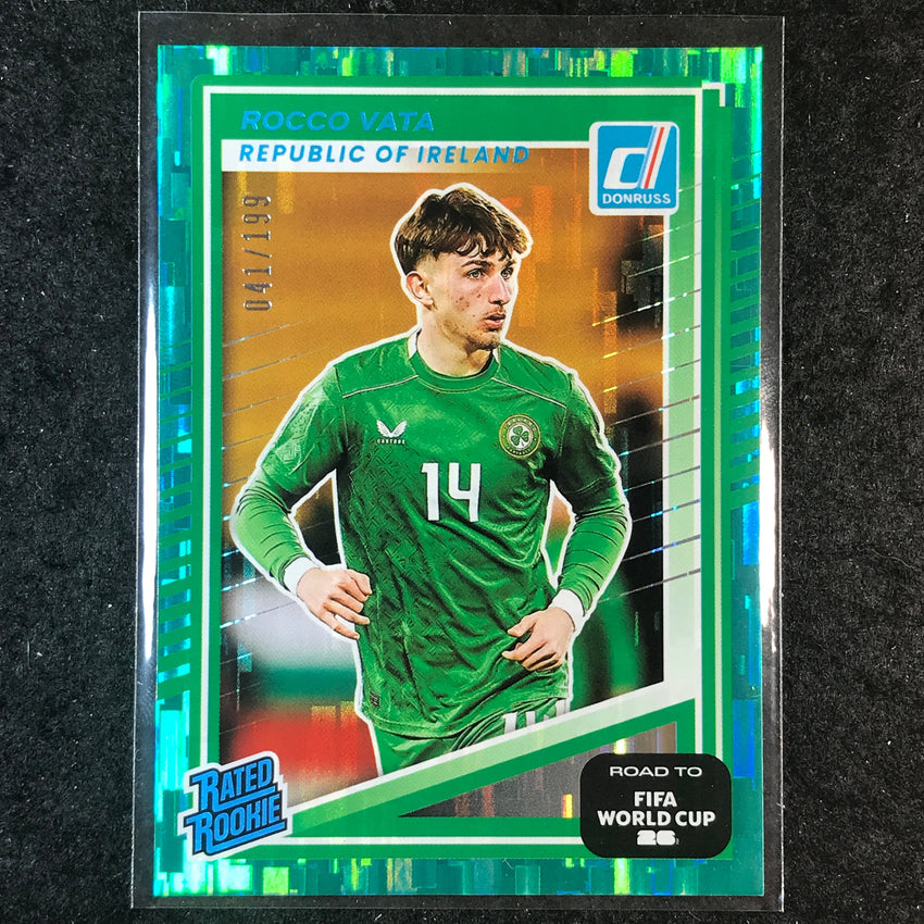 2025-26 Donruss Road to FIFA World Cup ROCCO VATA Rated Rookie Teal /199 #230