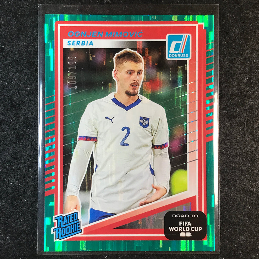 2025-26 Donruss Road to World Cup OGNJEN MIMOVIC Rated Rookie Teal /199 #241