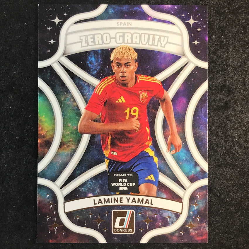 2025-26 Donruss Road to FIFA World Cup LAMINE YAMAL Zero Gravity Silver #10