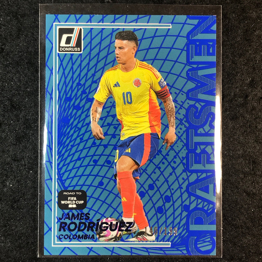 2025-26 Donruss Road to FIFA World Cup JAMES RODRIGUEZ Craftsmen Blue 140/199 #4